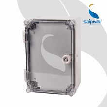 Saipwell IP65 300 * 200 * 160 mm en plastique de rail de porte transparente imperméable